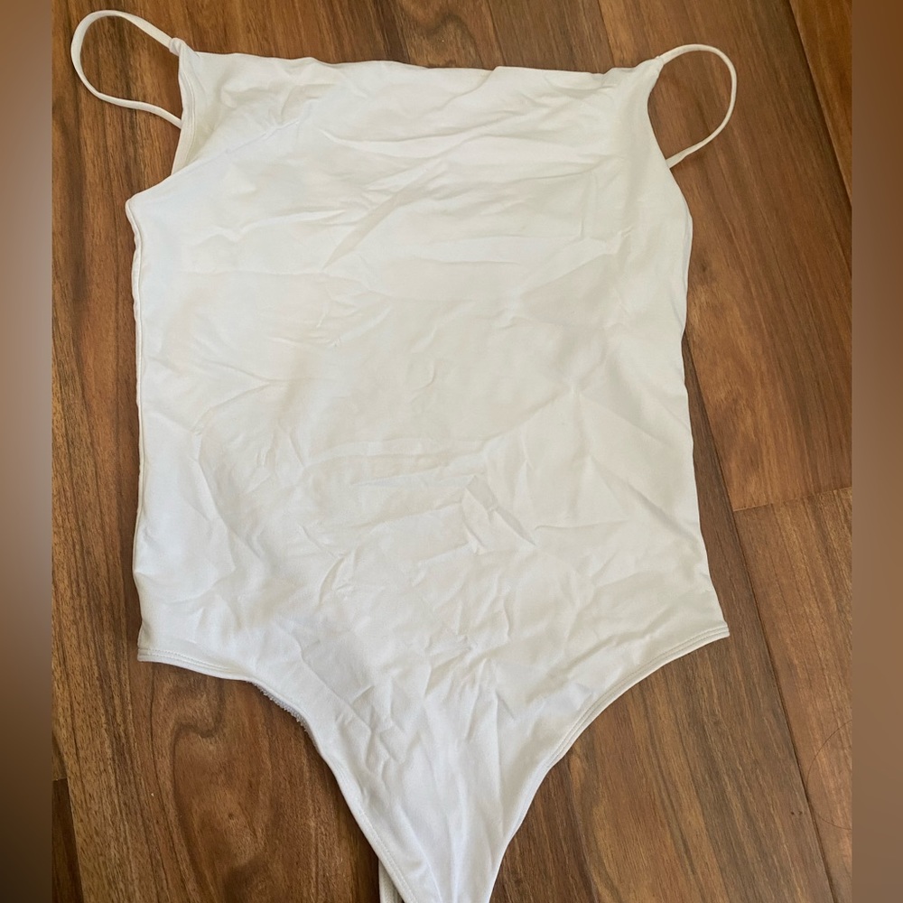 Aritzia white tank bodysuit